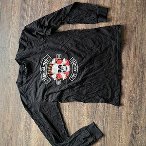 Von Dutch Customs Skull Long Sleeve Shirt Medium New Ed Hardy